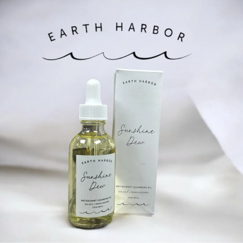 Earth Harbor Sunshine Dew Antioxidant‎ Sea Kelp Papaya Enzymes Cleansing Oil